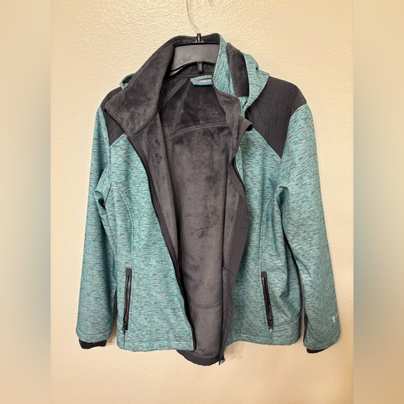 Free Country Aqua Softshell Jacket with removable Hood - Picture 5 of 9